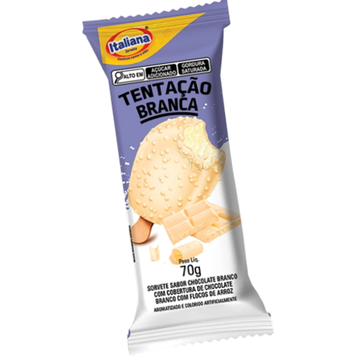 Picolé Tentação Branca